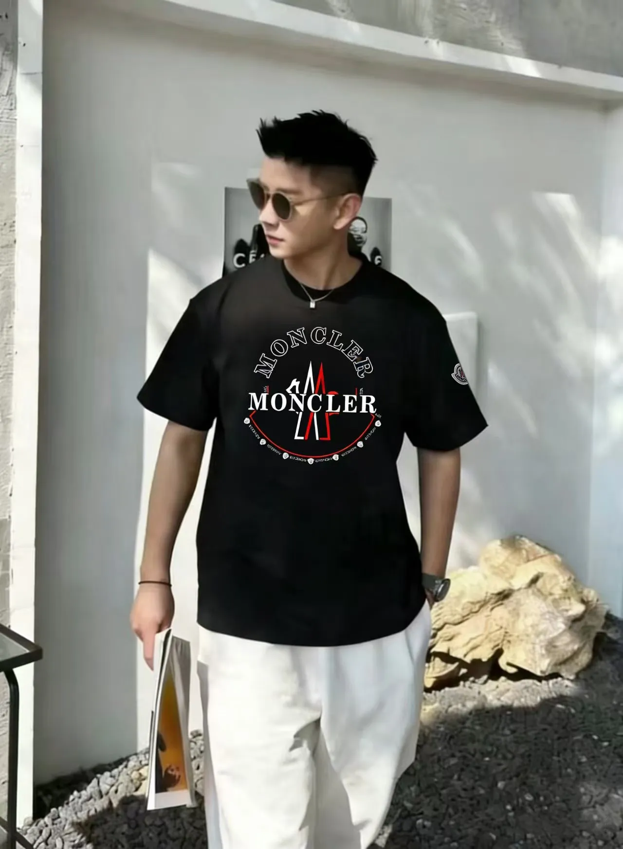 P80💰《Moncler~ 》2026New Arrival Quality T , Versatile Quality ！ ‼ 32 250G ‼ ， ， ， ， T 🤪 Sizes：S-M-L-XL-2XL ：Black，White， Same Style